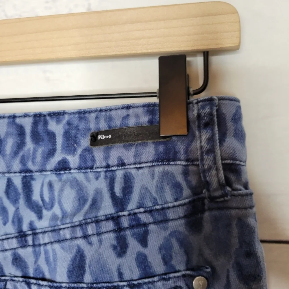 Pilcro And The Letterpress Anthro‎ Leopard Mid-Rise Skinny Jeans